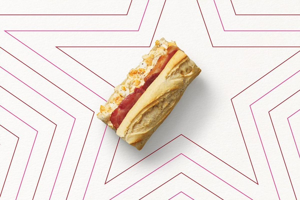 Bacon & Egg Mayo Breakfast Baguette